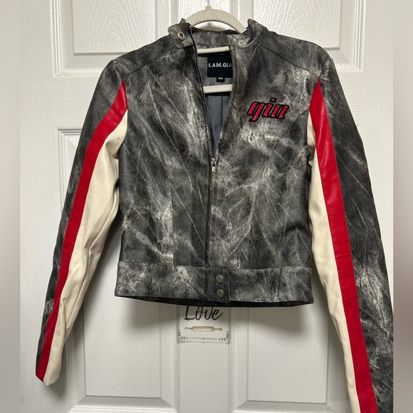 I.AM.GIA Women’s Moto Faux Leather Jacket Size XS - Picture 1 of 7